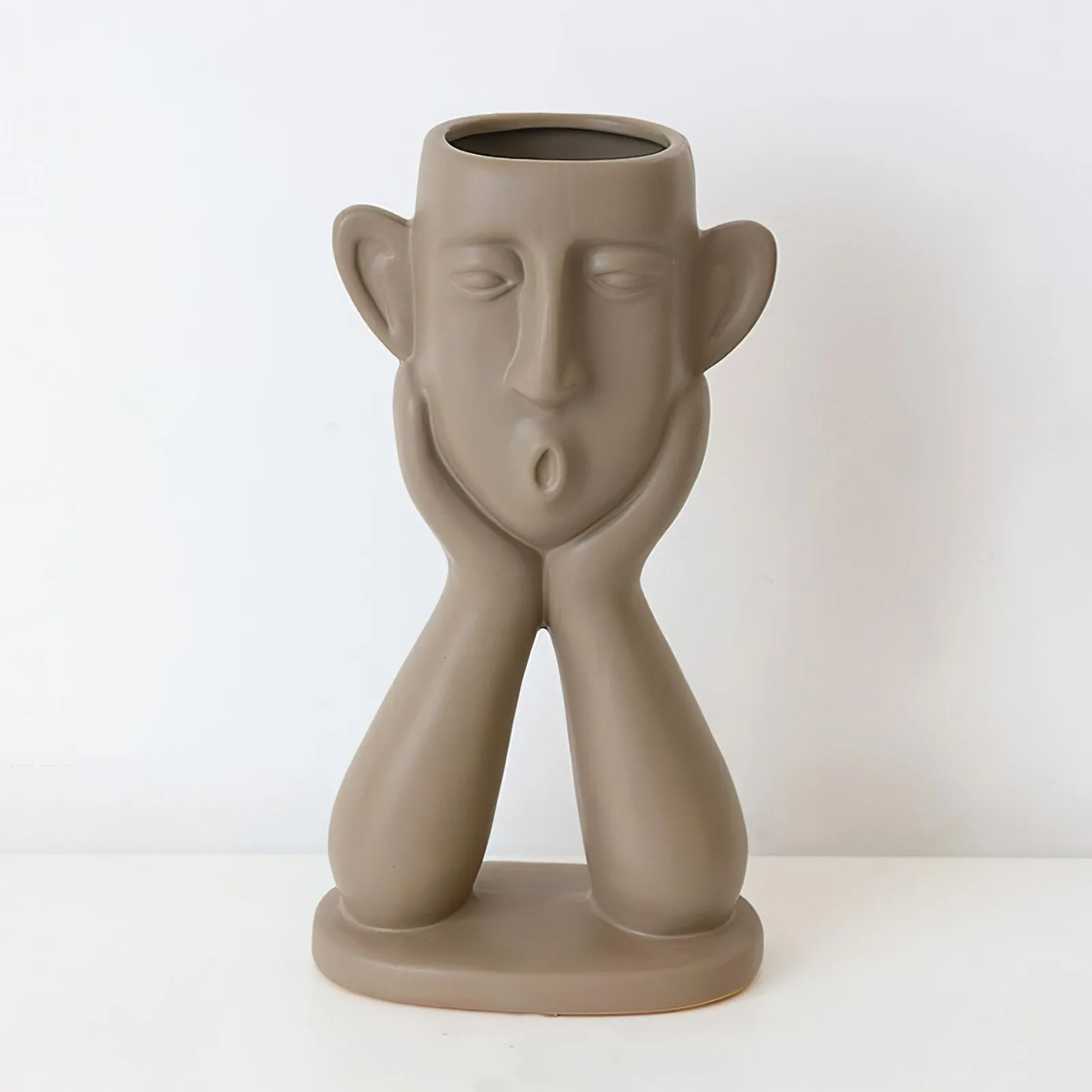 Sleepy Face Vases