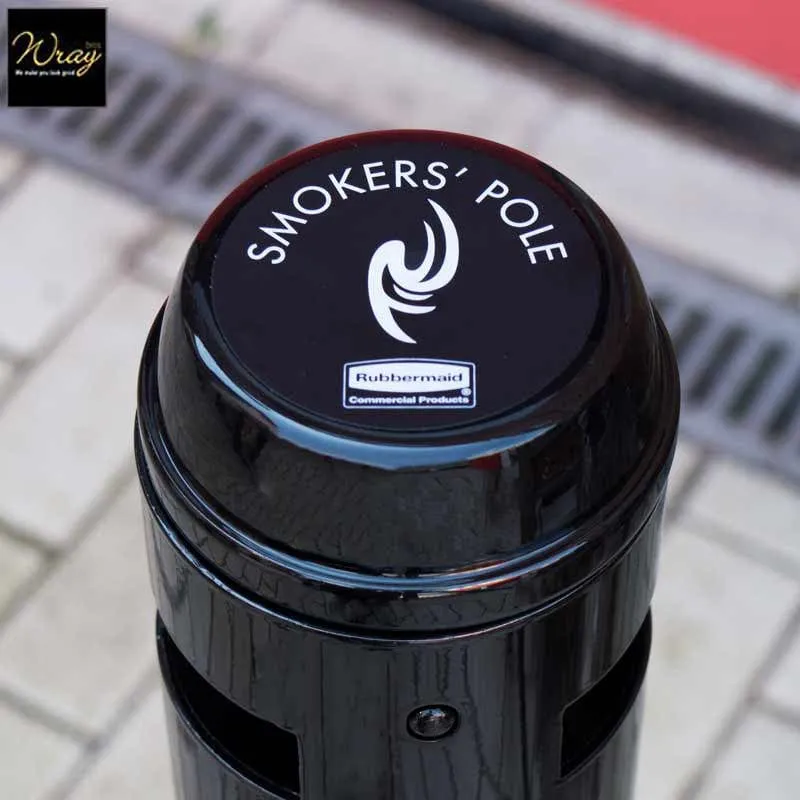 Smoking Ashtray Pole Bin