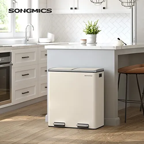 SONGMICS Dual Rubbish Bin Recycling Bin (New)