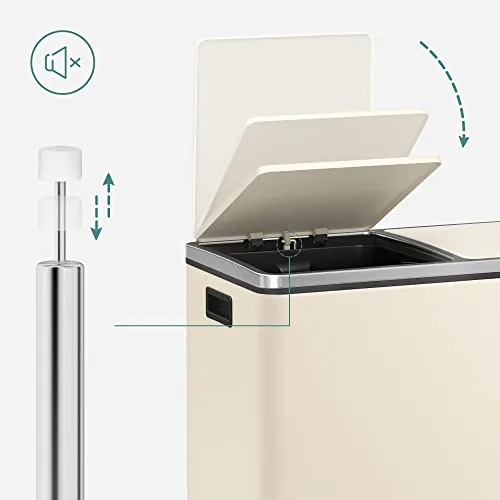 SONGMICS Dual Rubbish Bin Recycling Bin (New)