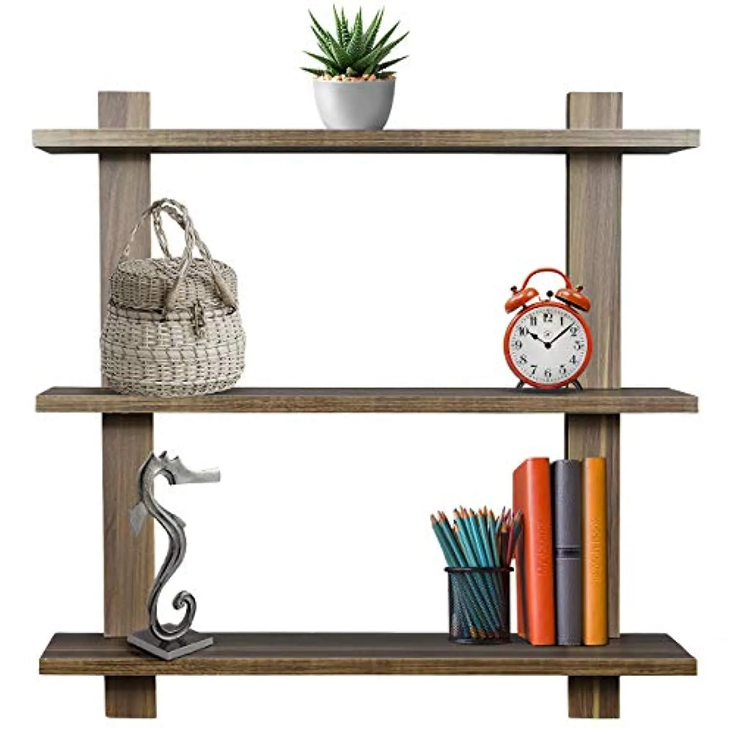 Sorbus Floating Shelf — Asymmetric Square Wall Shelf