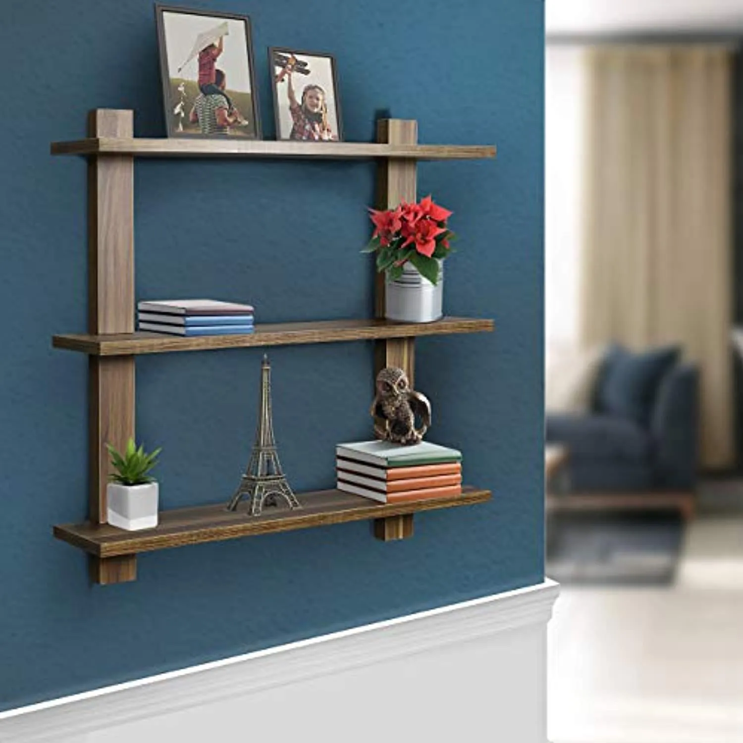 Sorbus Floating Shelf — Asymmetric Square Wall Shelf