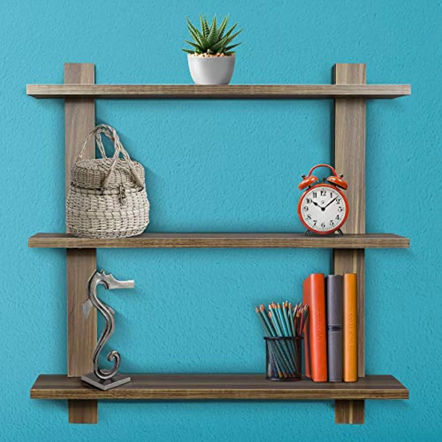 Sorbus Floating Shelf — Asymmetric Square Wall Shelf