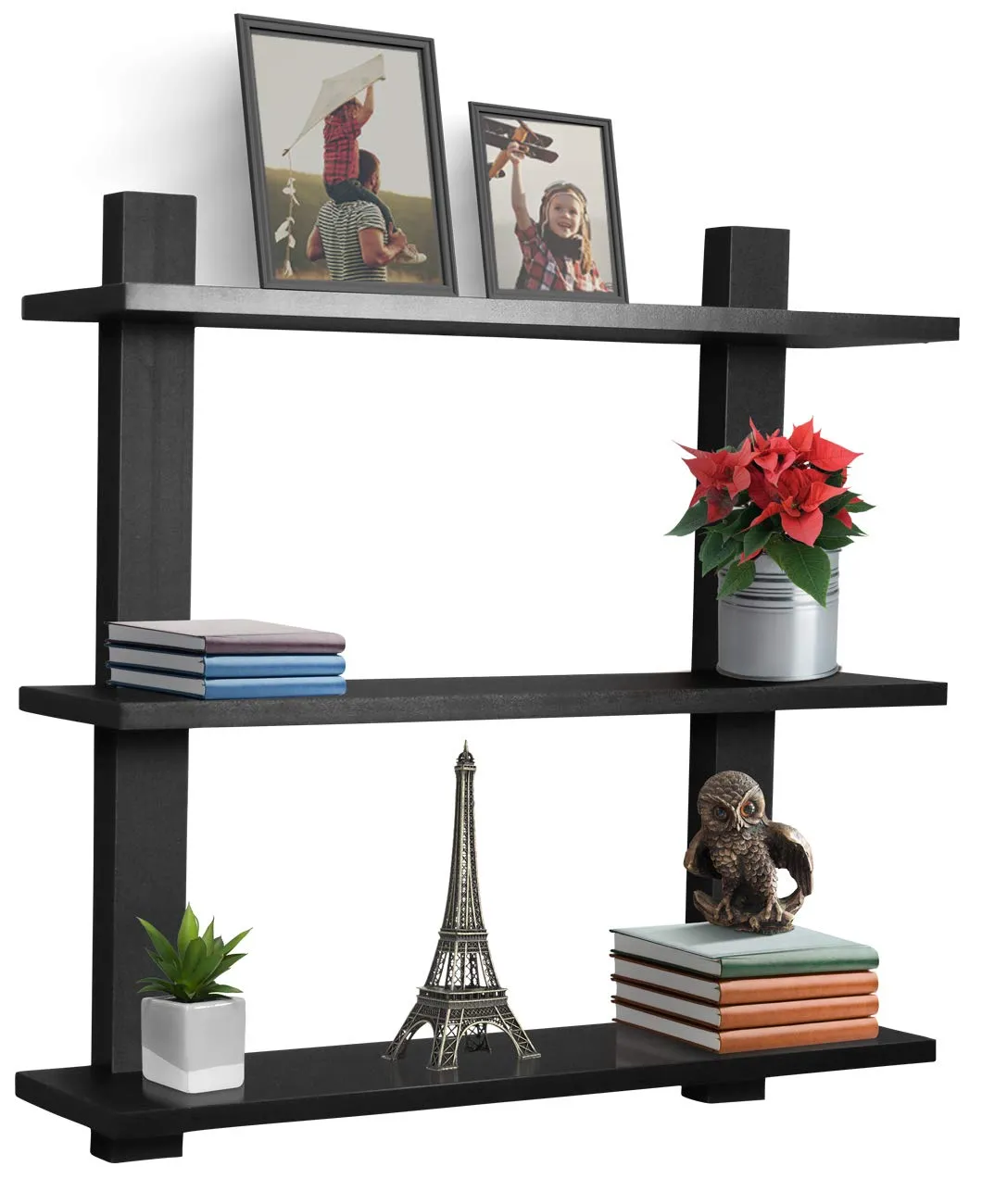 Sorbus Floating Shelf — Asymmetric Square Wall Shelf