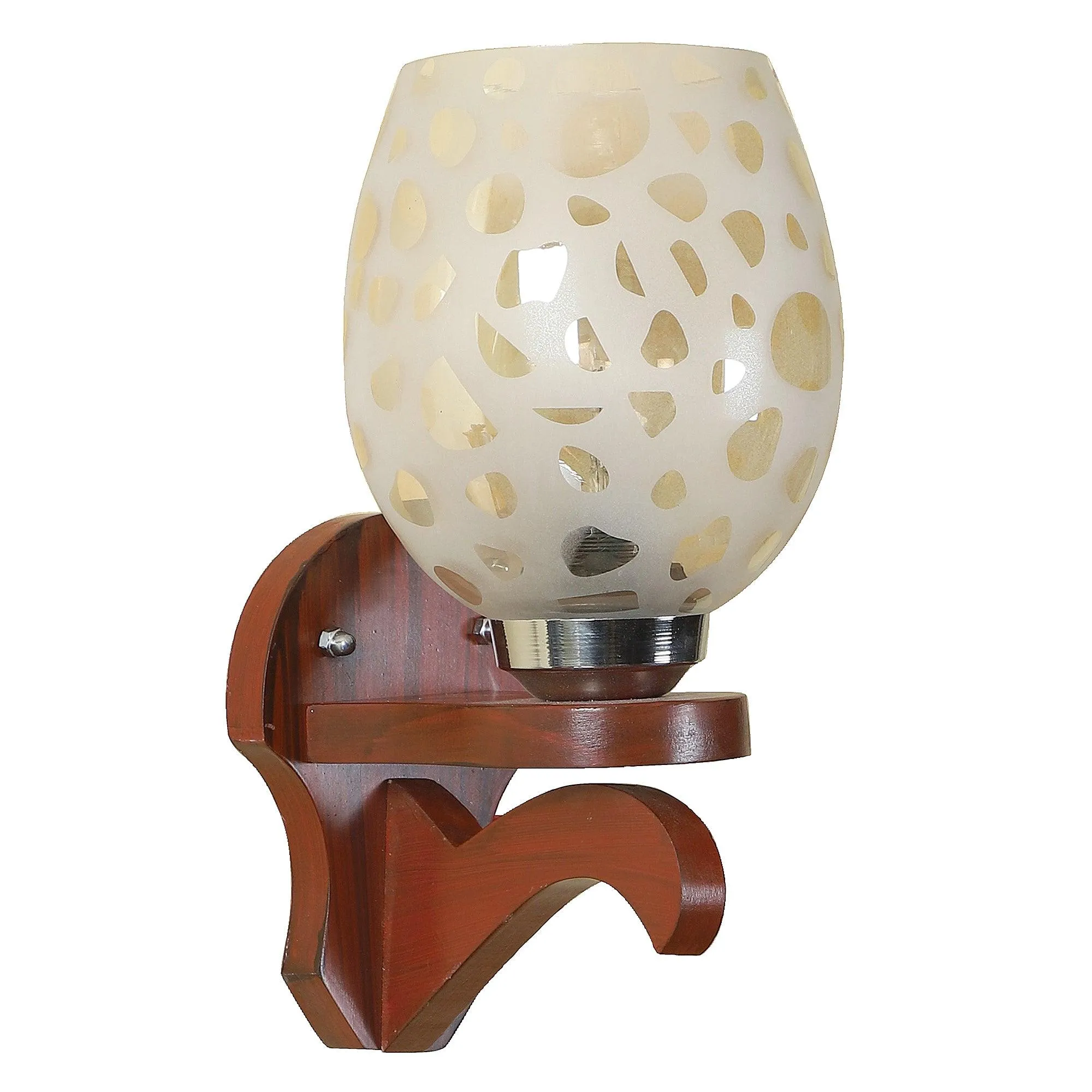 Stylish & Classy Brown Wood Wall Light