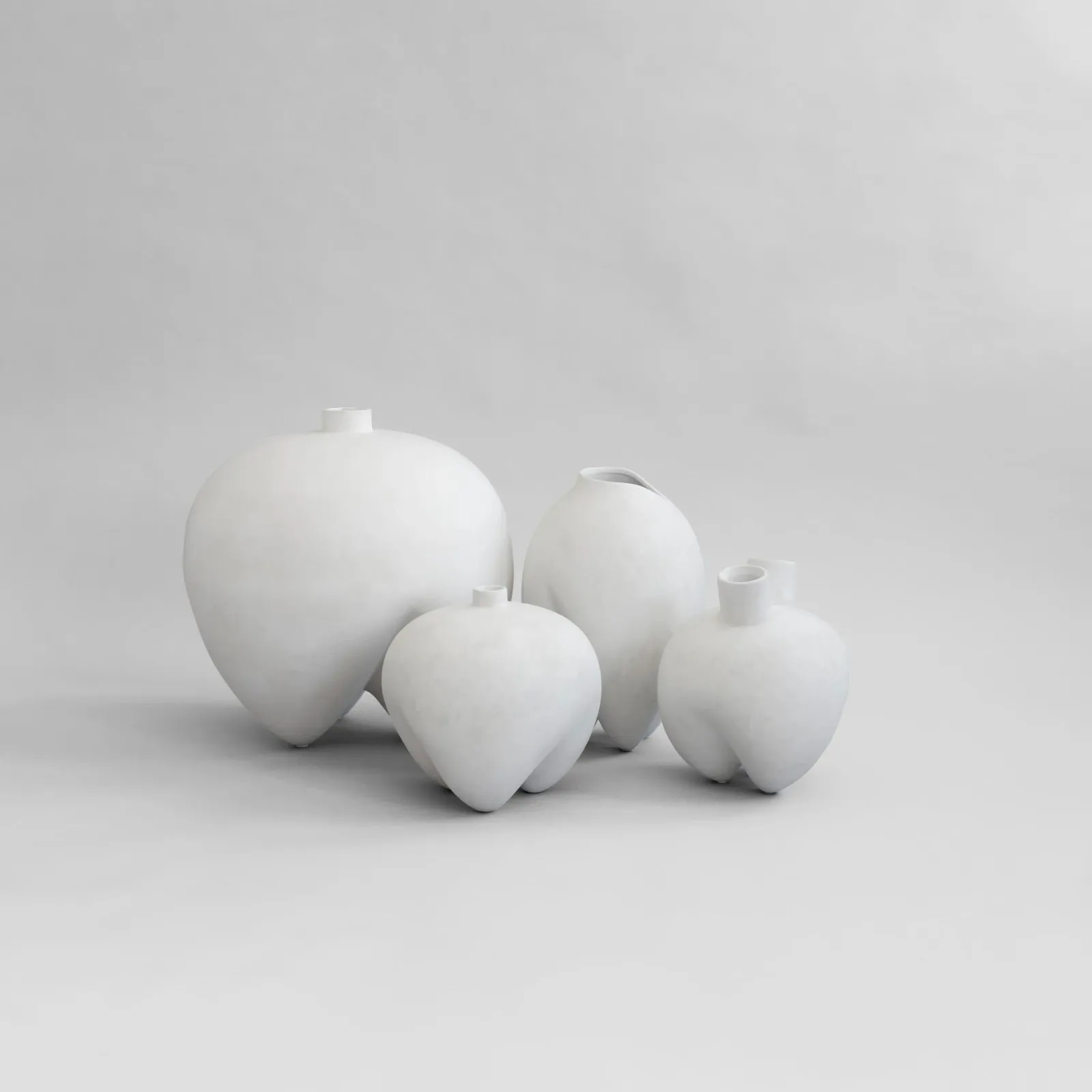 Sumo Vase, Mini - Bone White