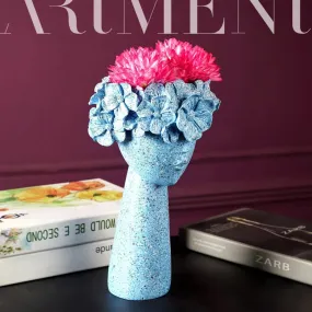 Surreal Faces Table Vase