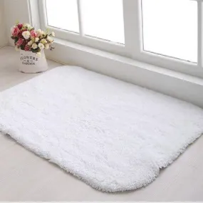 TAAHIRA INTERNATIONAL Bath Mat (White, Cotton, 50 x 80 cm)