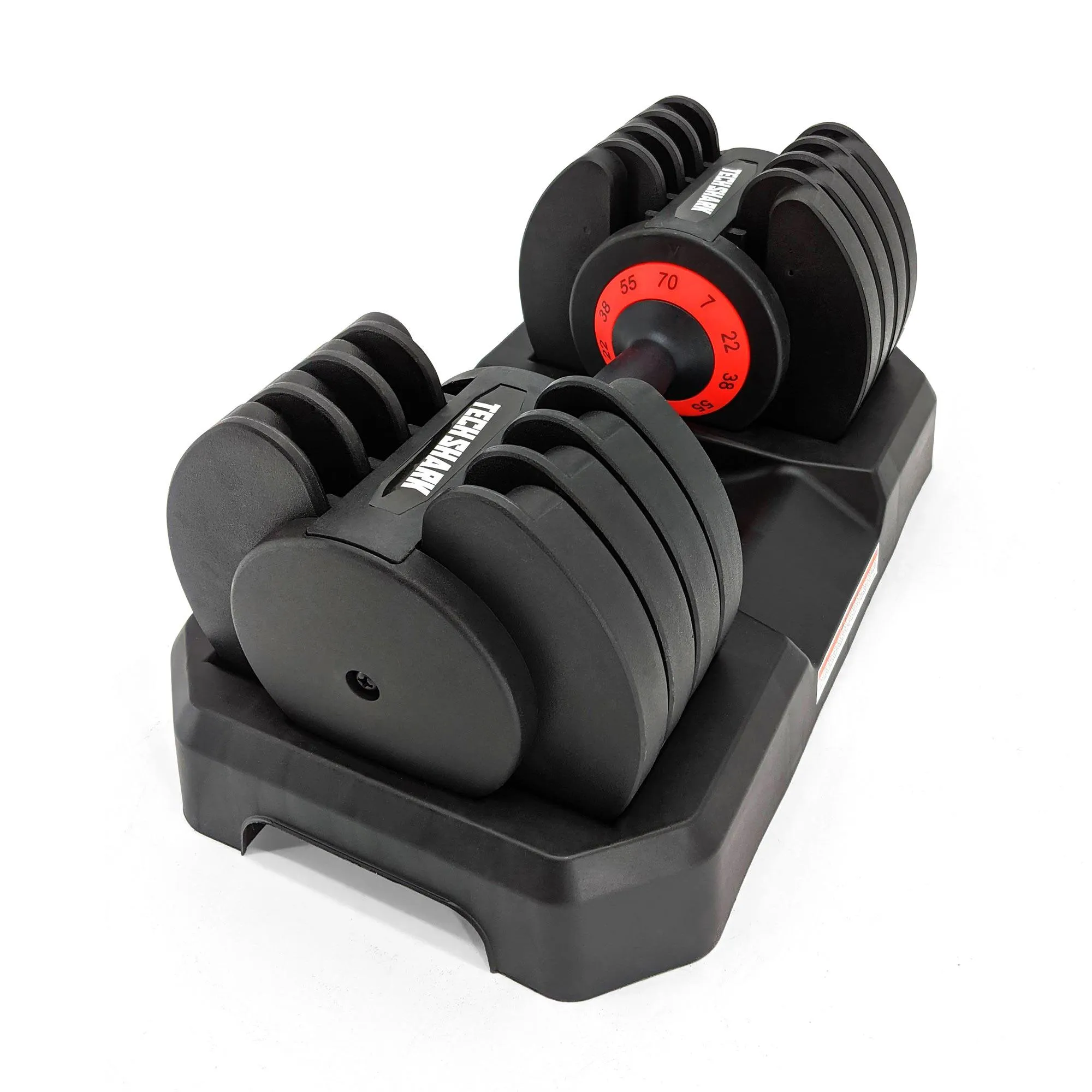 TechShark™ Twist 32 Adjustable Dumbbell 70 lbs
