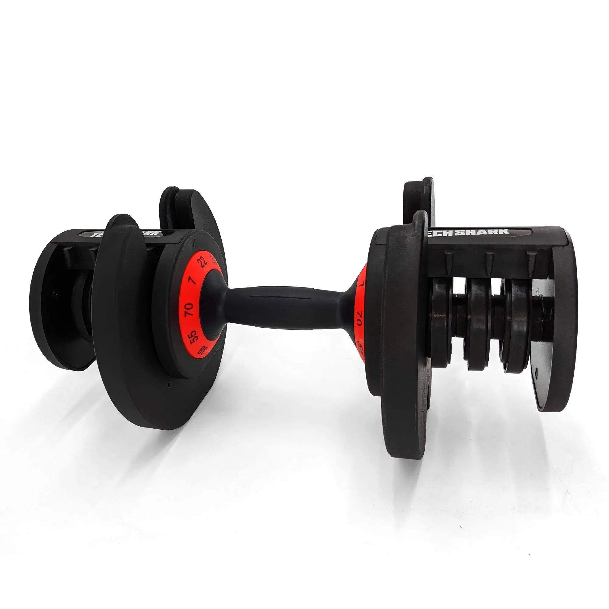 TechShark™ Twist 32 Adjustable Dumbbell 70 lbs
