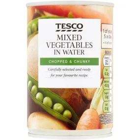 TESCO MIXED VEGETABLES 300GM