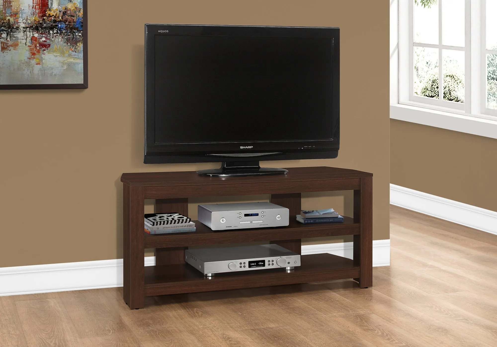 Tv Stand - 42"L / Cherry Corner