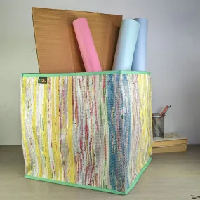 Upcycled Handwoven Collapsible Storage Basket Big (CSBB0424-003) PS_W
