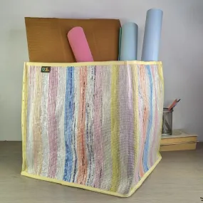 Upcycled Handwoven Collapsible Storage Basket Big (CSBB0424-004) PS_W