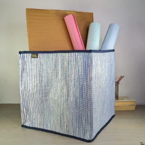 Upcycled Handwoven Collapsible Storage Basket Big (CSBB0424-010) PS_W