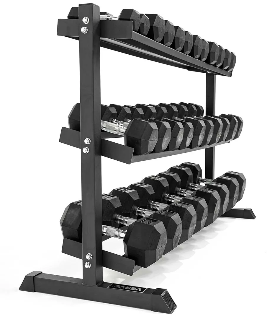 VERVE 3 Tier Hex Dumbbell Rack | Pre-Order ETA Mid December