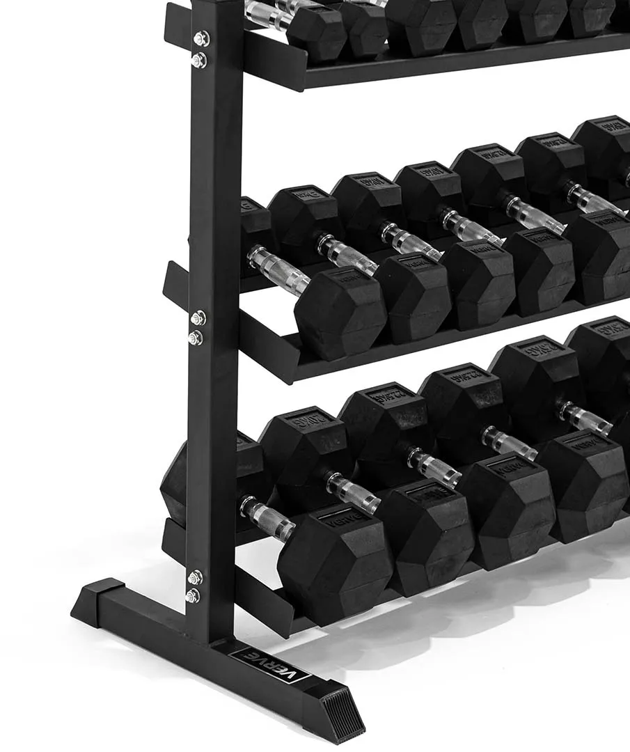 VERVE 3 Tier Hex Dumbbell Rack | Pre-Order ETA Mid December
