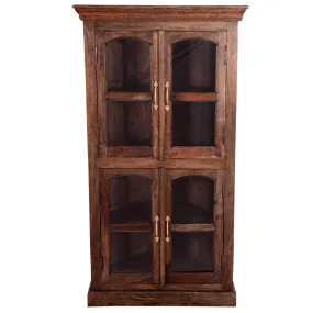 Vintage 4-tier Corner Display Cabinet