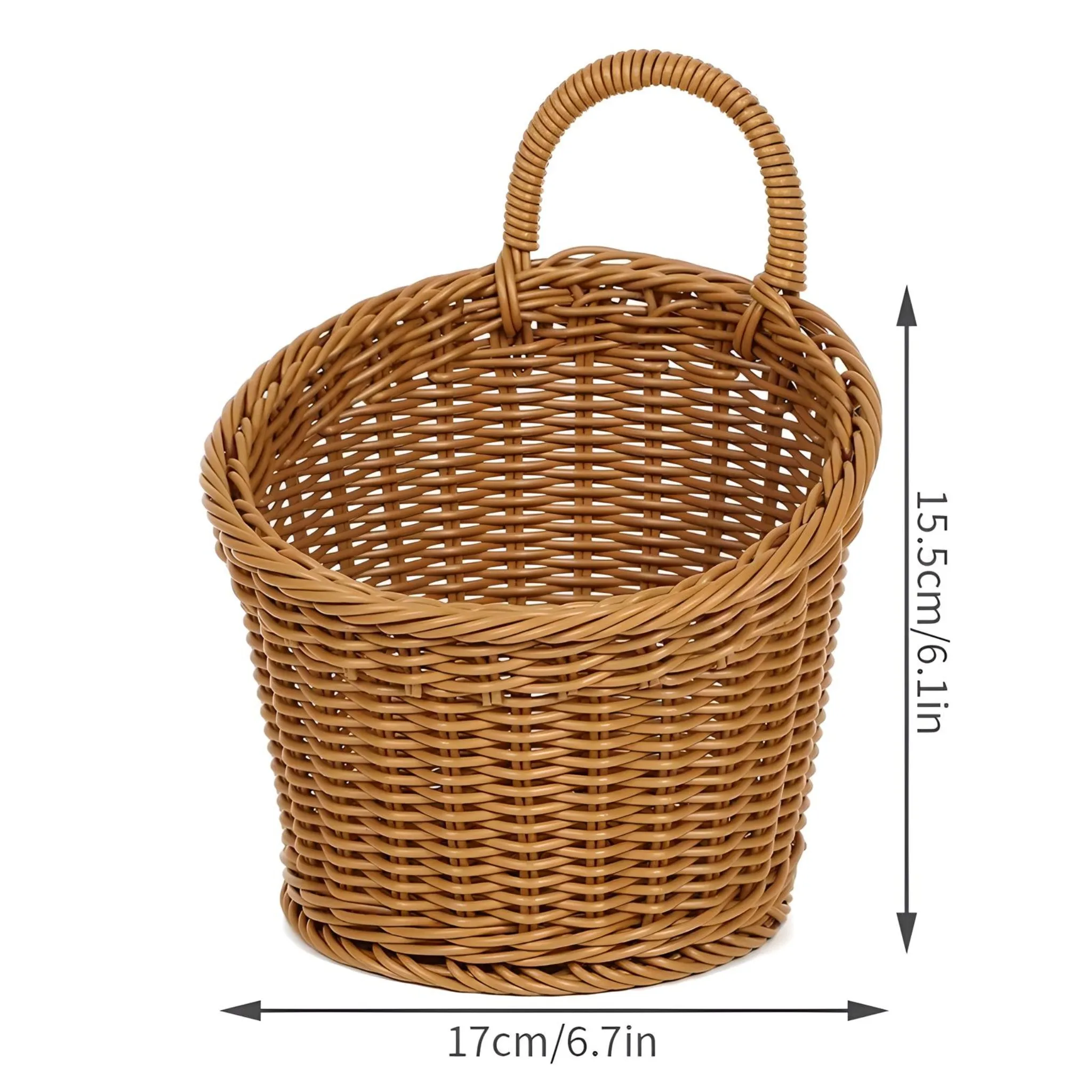 Woven Hanging Storage Basket & Flower Plant Pot 🌿