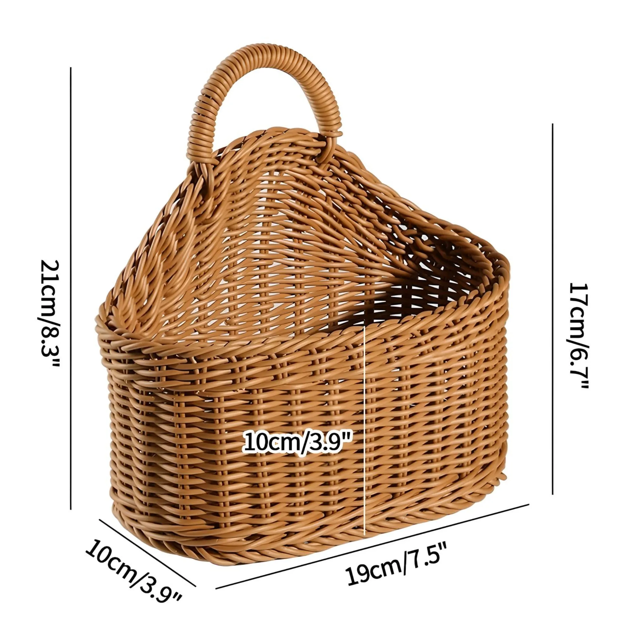 Woven Hanging Storage Basket & Flower Plant Pot 🌿