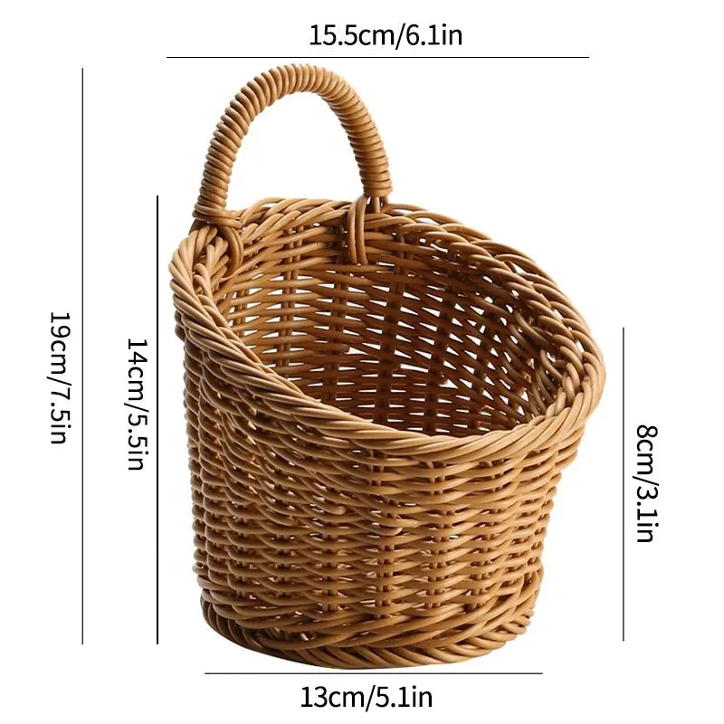 Woven Hanging Storage Basket & Flower Plant Pot 🌿