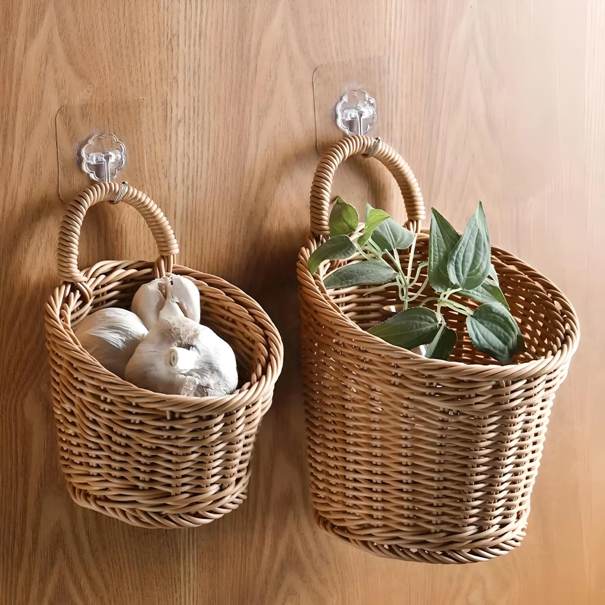 Woven Hanging Storage Basket & Flower Plant Pot 🌿