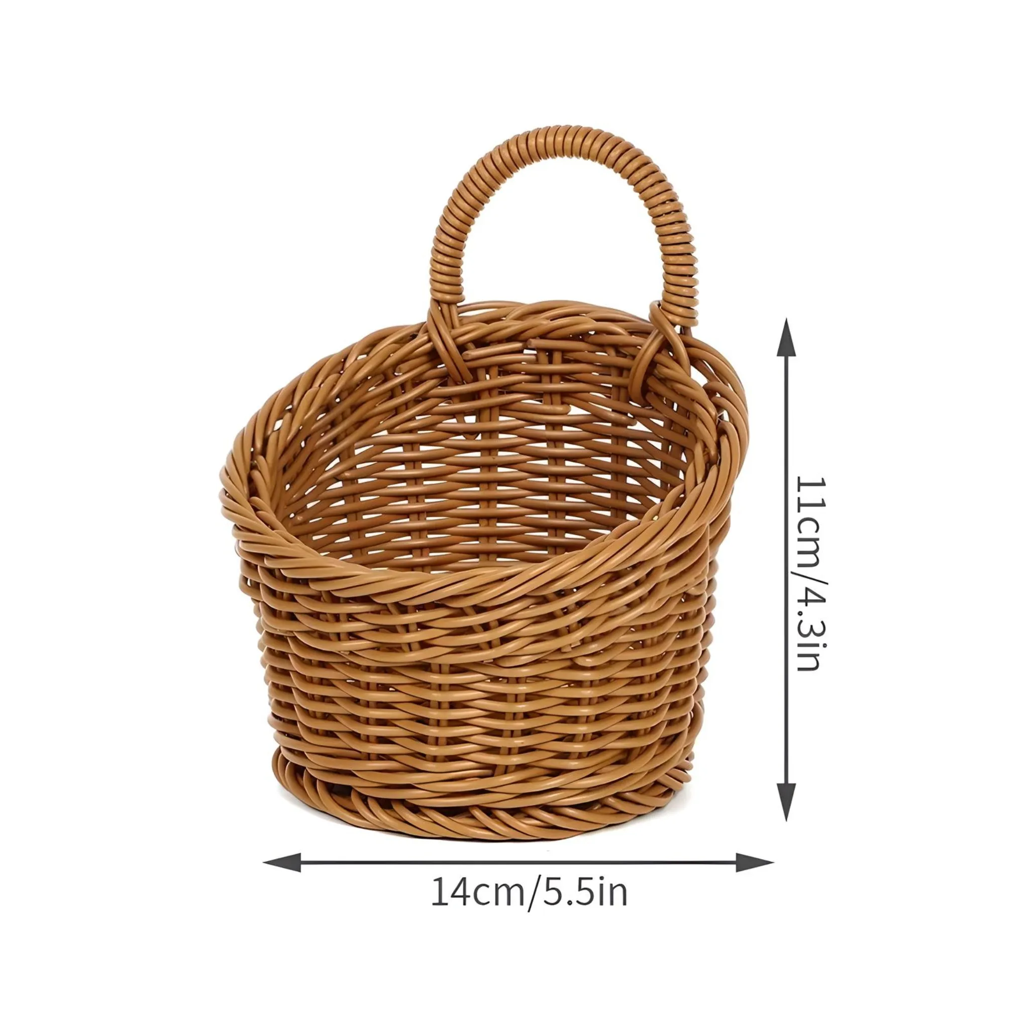 Woven Hanging Storage Basket & Flower Plant Pot 🌿