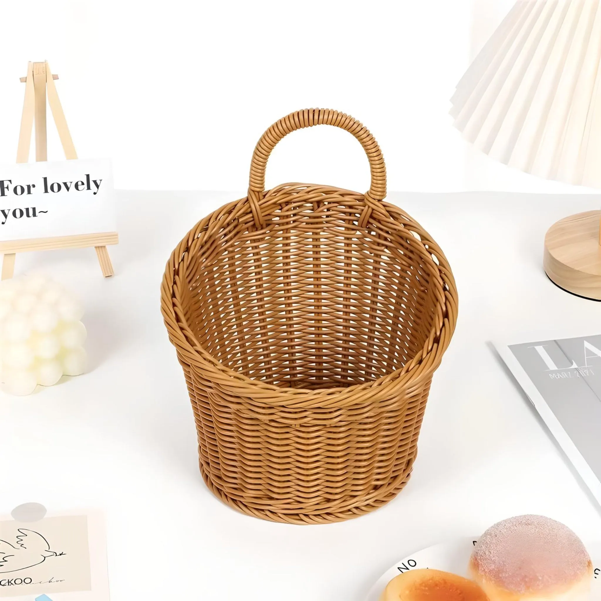 Woven Hanging Storage Basket & Flower Plant Pot 🌿